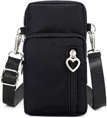 MINTEGRA Crossbody Phone Purse Nylon Shoulder Pouch Walking Wallet Wristlet Sport Armband