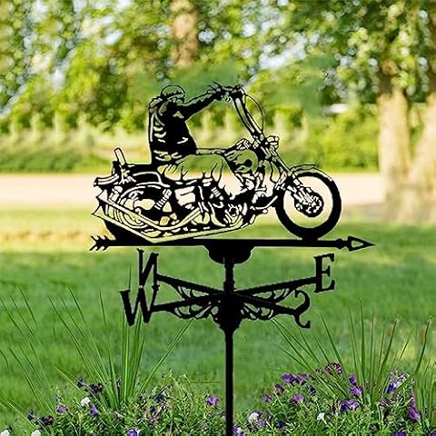 HEALT Stainless Steel Weathervane - Motorcycle Cover