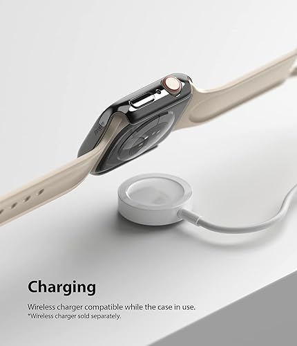 Miniatura 9 de Ringke Delgada material antiamarilleamiento  paquete de 2 compatible con Apple Watch Series 8, 7 de 1.77 pulgadas para funda minimalista y