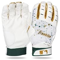Franklin Sports MLB Schlaghandschuhe – 2nd Skinz Drip Baseball + Softball-Schlaghandschuhe – Baseball-Schlaghandschuhe für Erwachsene und Jugendliche – Premium-Leder-Schlaghandschuhe, 1 Paar,