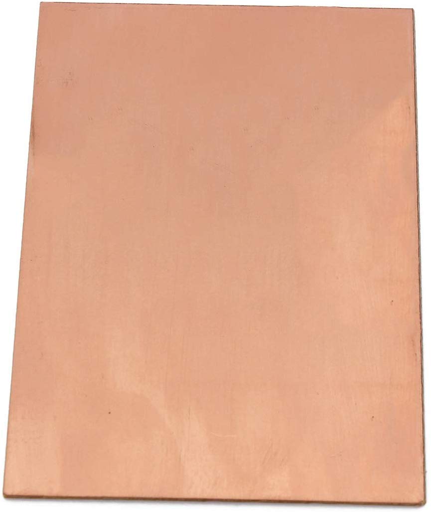 WzqwzjPure Copper Sheet, Metal Copper Plate, 1 mm Thick, Long 200mm,100mm
