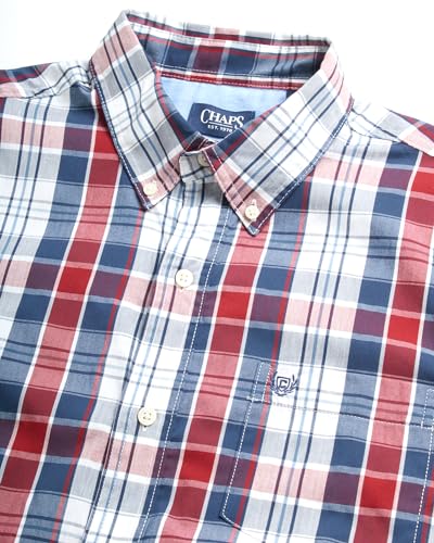 Chaps Men's Long Sleeve Button-Down Shirt - Classic Woven Wrinkle-Resistant Formal Collared Shirt for Men (Sizes: S-XXL)3