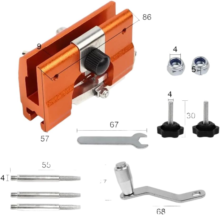 Chainsaw Sharpener Jig Hand Cranked Sharpening Tool 8 22 Inches Chain Saws Saws Motorcycle Chainsaw Chain Repair Tools Compatible with
