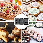 Kitchen 5-Piece Nonstick Bakeware Set - Round/Square Cake Pans, Muffin Pan, Loaf Pan, Roast Pan & Baking Sheets - Image 3