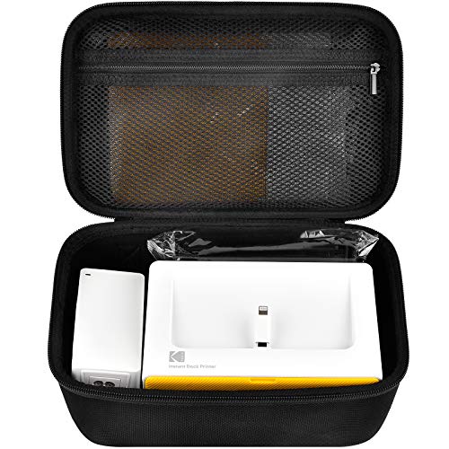 Case Compatible with Kodak Dock Premium (2021 Edition) / Kodak Dock Plus & Wi-Fi 4x6 Portable Instant Photo Printer, Hard Carrying Travel Storage Holder with Accessories Pocket (Bag Only)