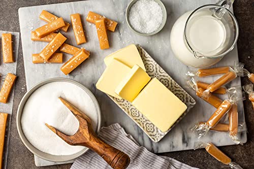Julieann Handcrafted Gourmet Caramel Candy - Sea Salt: Family Recipe, Fresh And Natural Ingredients (No Preservatives), Individually Wrapped (4 Ounce) #TOP4
