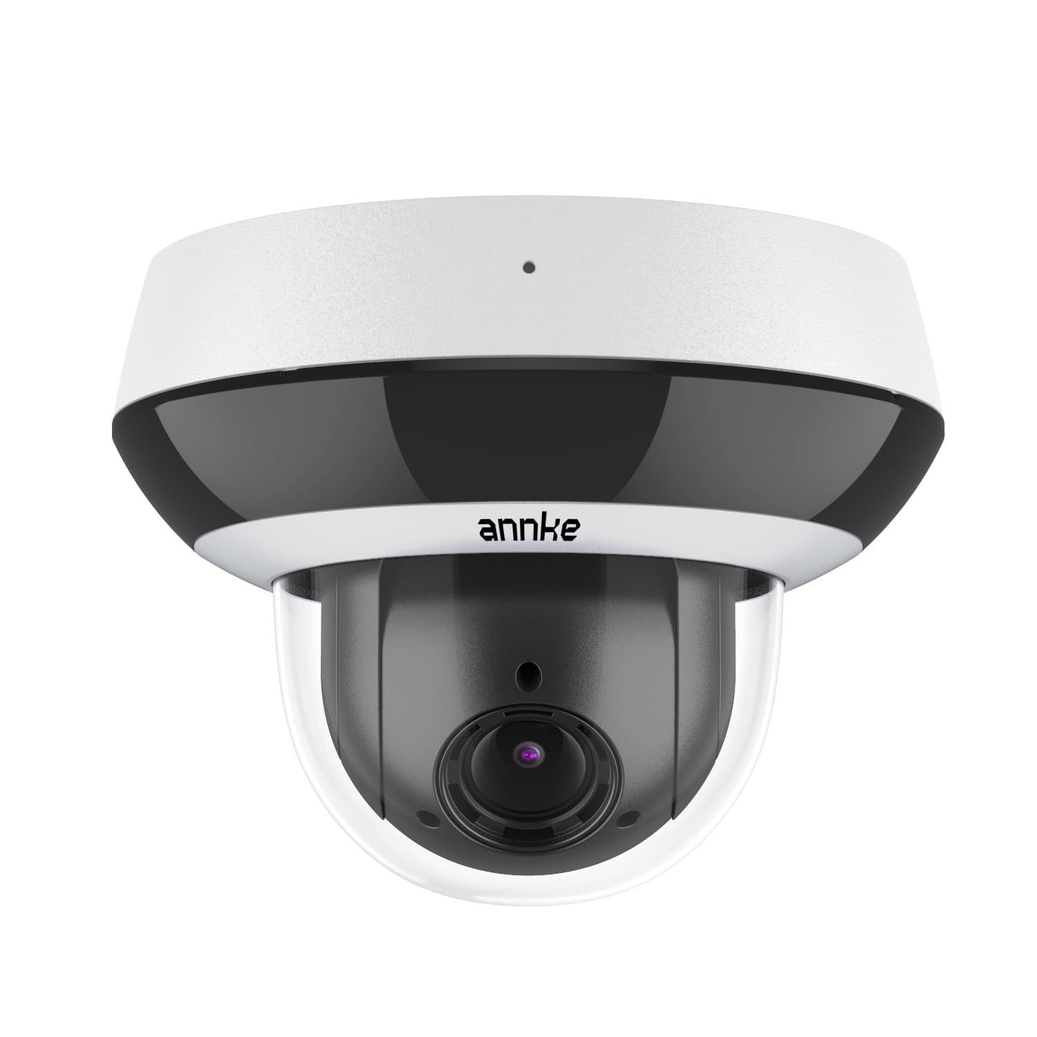 ANNKE 3K PoE PTZ Dome Überwachungskamera außen, 4X Optischer Zoom, Objektiv 2,8-12 MM, Farbnachtsicht, Intelligente Verhaltensanalyse, IK10 Vandalensichere, Antibeschlag