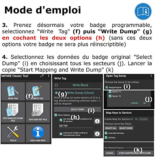 Plakette Magic Passs | programmeerbaar MCT Android | UID aanpasbaar | 10 stuks - Image 6
