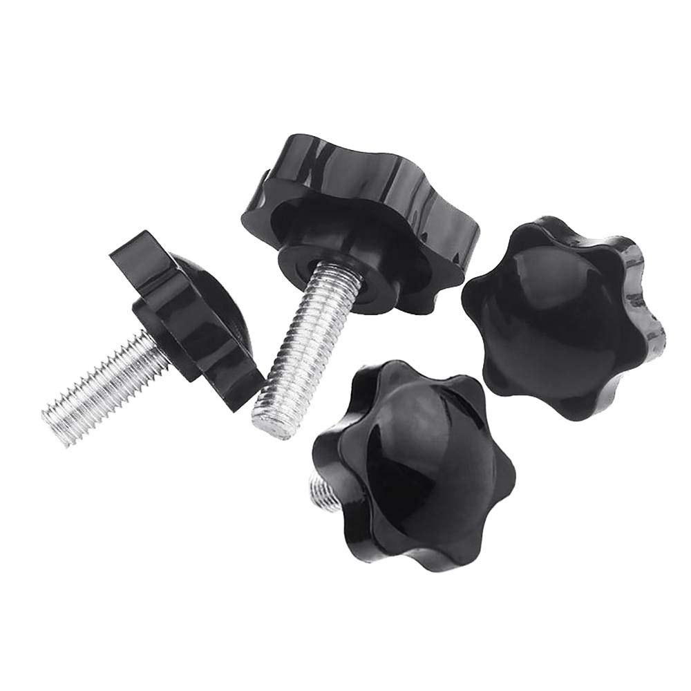 12 Perillas De Apriete M6 X 40 Mm - Cabezal Plástico, Para Máquinas