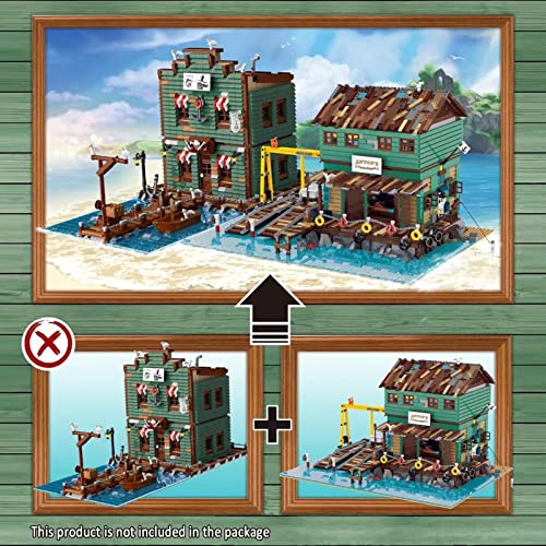 Haus Bausteine Bausatz, Modular Moc Klemmbausteine Haus, 3281 Teile Werft Reparaturwerkstatt Architektur Modell Modulare… – Bild 8