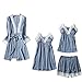 Produktbild Sommer-Schlafanzug für Damen, seidenähnlich, 4-teilig, dünn, japanische Spitze, Neckholder, Rock, Eisseide, Heimkleidung Gr. X-Large, Blaue Esche