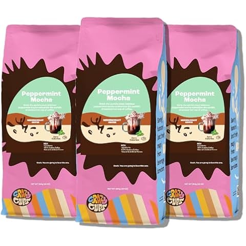 Crazy Cups Peppermint Mocha Coffee Cover