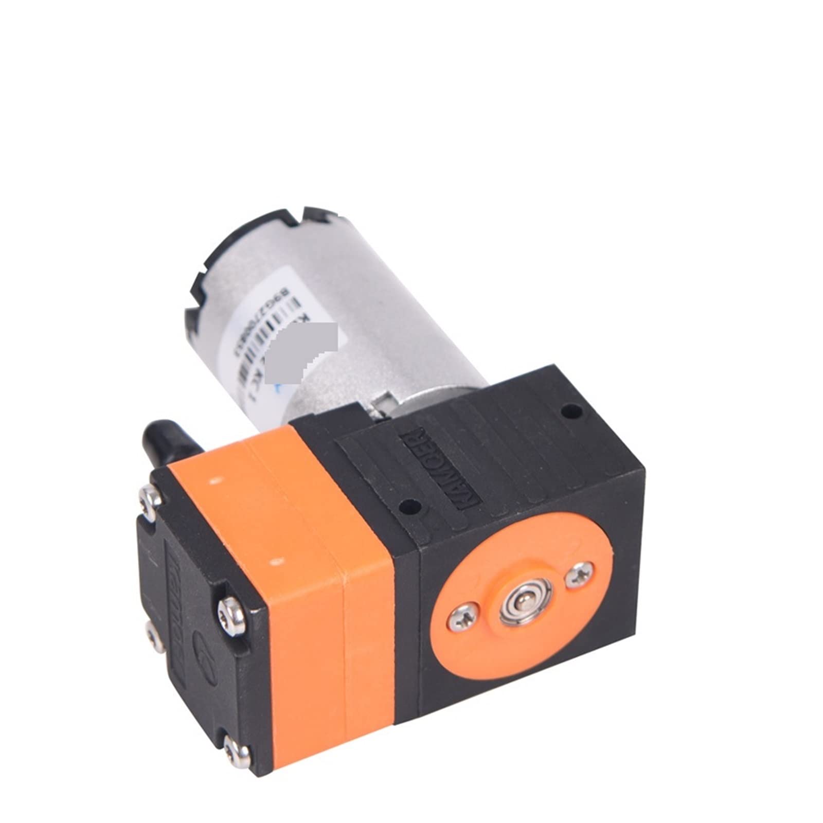 Mini bomba de líquido de diafragma de cepillo 12 V/24 V con Motor de CC de cepillo cabeza única de junta recta for análisis de laboratorio y líquido(12v)