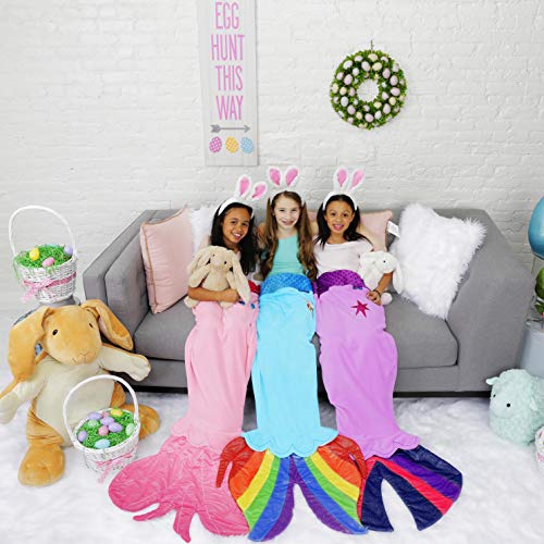 Blankie-Tails-My-Little-Pony-Mermaid-Blanket-Wearable-Blanket-Double-Sided-My-Little-Pony-Minky-Fleece-Blanket-Mermaid-Tail-Blanket-56-H-x-27-Kids-Ages-5-12-Twilight-Sparkle-Seapony 51a0joMxK L