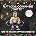 Hyturtle Personalized Funny Fitness Ornament - Weightlifting Gifts for Men Lifter Lovers - Fitness Gifts for Body Builder - Gymnastics Present for Christmas Tree - Custom Photo Acrylic Ornament Decor