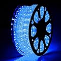 DELight 150Ft Rope Light 1620 LED Waterproof String Lighting Outdoor Indoor Flexible 2 Wire for Bedroom Haunted House Patio Roof Landscape Decoration Blue