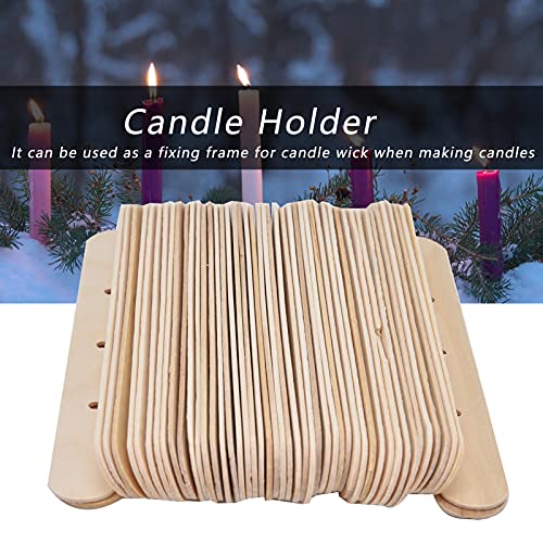 50 Portamechas para Velas de 3 Mechas de 150x20mm miniatura 2