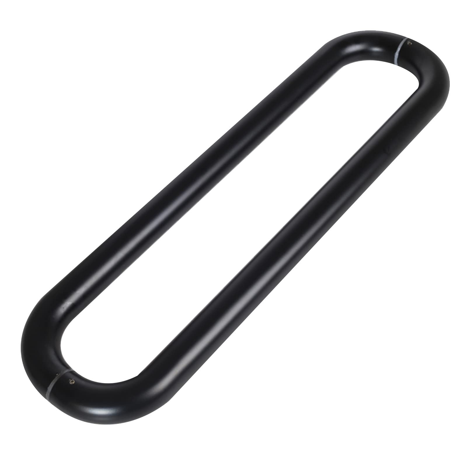CWCQGH Pull Push Shower Kitchen Door Pulls Push Pull Door Handle,Thickened Stainless Steel Door Pulls for Metal Door Glass Door Tempered Door Wooden Door Two Sided Design,Black-Length 60cm(23.6inch)