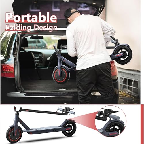 Image of MAXSHOT Electric Scooter for Adults, 8.5 /10 /14 inch Tires, 19 /22Mph, 350W /500W Motor, 21-28 Miles Range, Folding E-Scooter with Dual Suspension,APP Control