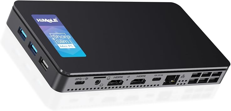 Overclock 4C Mini PC 12th N150 Max 3.6GHz 16GB RAM 512GB Windows 11 Pro Small Desktop Computer Wi-Fi 5/BT5.1/Gigabit Ethernet, Triple Display, Dual 4K HDMI All-in-One USB-C Business/Office