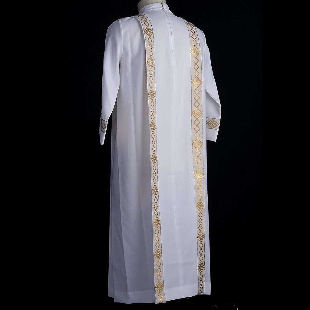 Holyart Abiti Prima Comunione: Abito Prima Comunione Unisex Bordo Oro