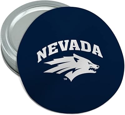 University of Nevada, Reno Primary Logo Round Rubber Non-Slip Jar Gripper Lid Opener