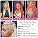 GZX 26 Inch 613 Lace Front Wig Human Hair 13X4 Blonde Straight HD Transparent Lace Frontal Wigs Human Hair Pre Plucked with Baby Hair 180% Density Blonde Glueless Wigs Human Hair