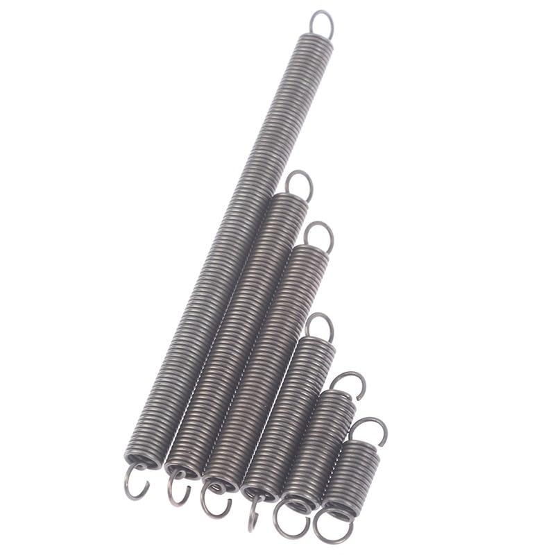 1Pc Wire Dia 1.0mm Extension Tension Spring Springs Steel Hook Expansion Spring(1.0x8x50mm)