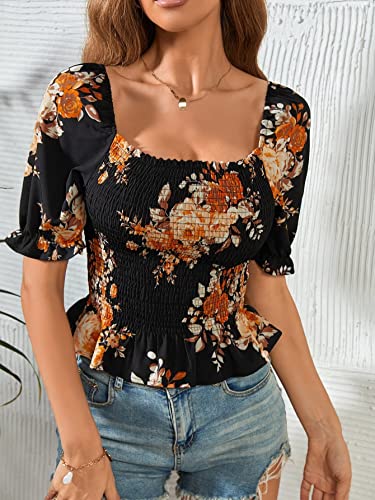 Image of TAGAS Women's Floral Regular Fit Western Top