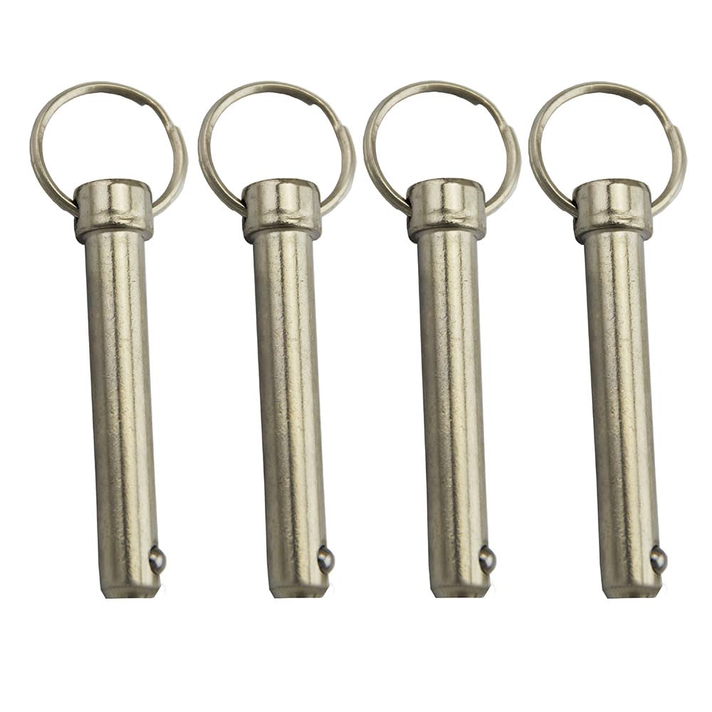 UP100 10pcs Diameter 6mm 8mm 10mm Quick Release Ball Pin with Sprung Ball End (10 x 55mm)