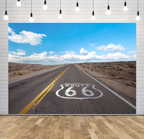Fondo Fotográfico Tela 7x5ft Ruta 66 Desierto Mojave miniatura 3