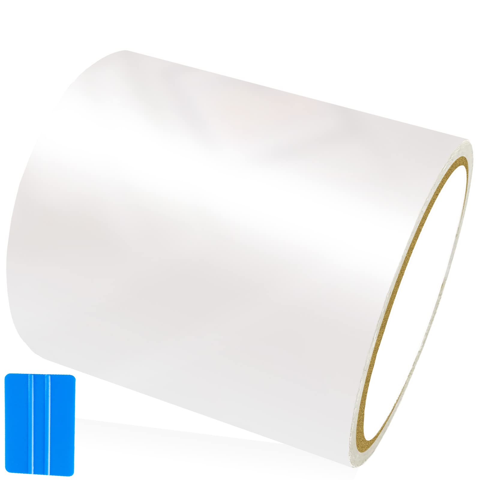 LANUCN Tent Repair Tape for Boat Cover - Ultrastrong Sticky Tenacious Clear Tape, Waterproof Boat Cover Repair Tape, Fabric Repair Tape, Canvas Repair Tape, RV Awning Repair Tape Etc.