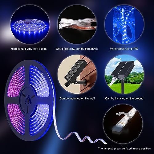 MIWATT Solar Strip Lights,5m - Image 2