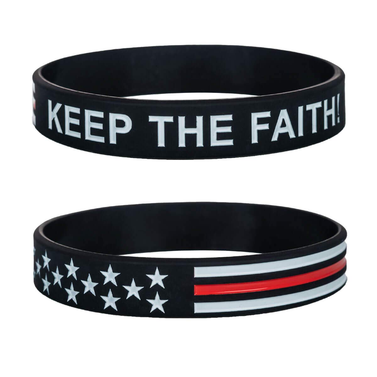 Sainstone Power of Faith Keep The Faith Thin Red Line American Flag