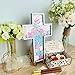 Personalized Wooden Cross First Communion Guest Book Alternative, Frame For Religious Occasions, Customized 1st Communion Cross Guest Book, Baby Shower Guest Book Alternative