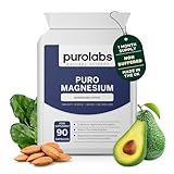 Purolabs Magnesium Citrate - High Strength Non-Buffered Magnesium - Superior Absorption for Sleep, Energy & Muscle Function - Vegan - Clean Formula - 90 Capsules