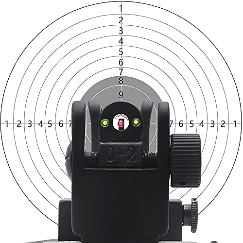 HWZ 45 Degree Flip Up Offset Fiber Optics Sights Front Rear Red Green Fiber Sights of Hunting Gun Accessories With adjustment tools - Image 7