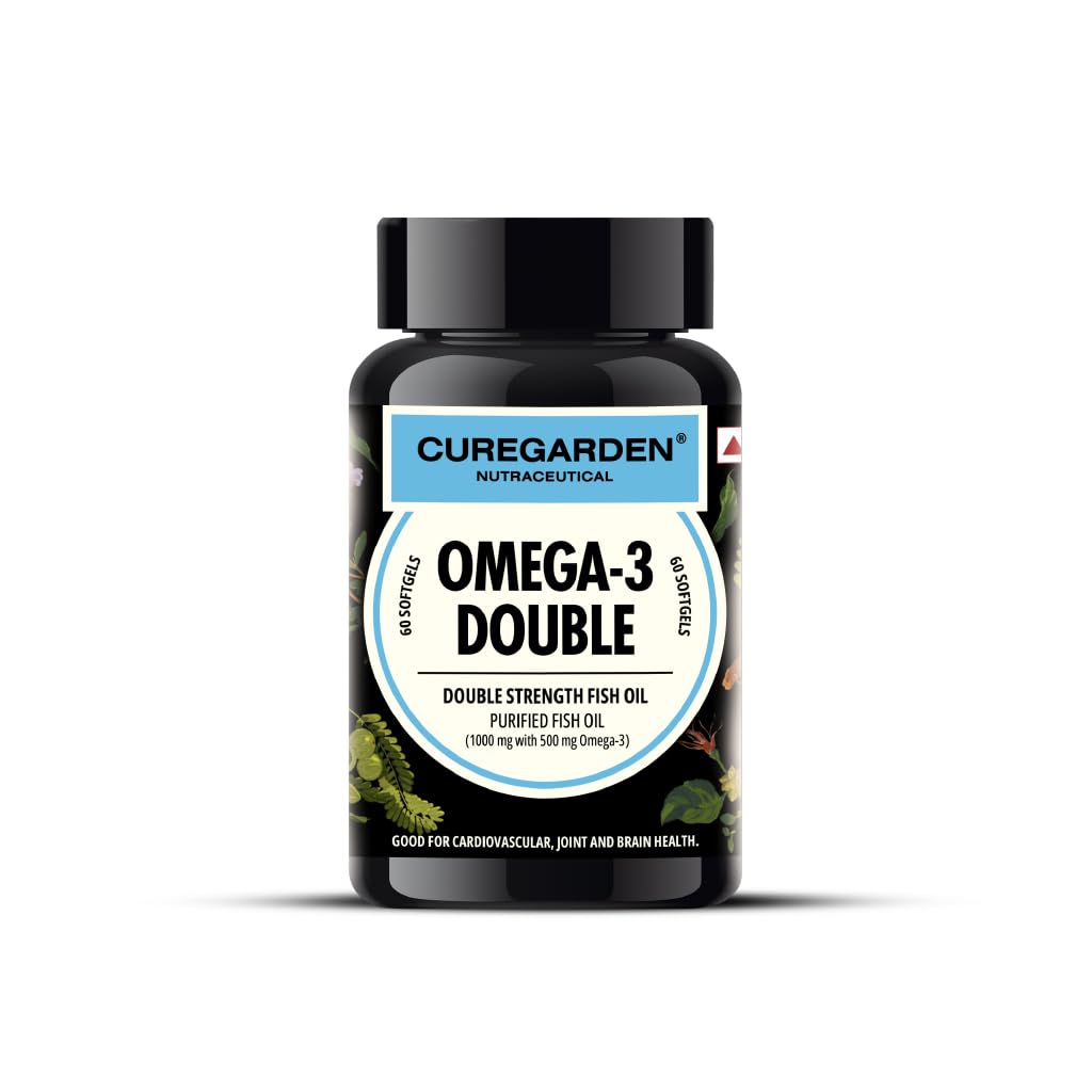 Curegarden Omega-3 Fish oil 1000 Mg- 60 Softgel, Epa and Dha,Anti-inflammatory, Anti-oxidant, Heart Health, Joint Supplement, Liver Health. (B09CYTJC1K) Amazon Price History, Amazon Price Tracker