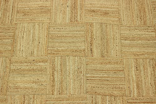 Tapis en jute抗磨损1,2x2,4m 解决走廊与餐厅地面保护难题