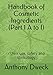 Handbook of Cosmetic Ingredients (Part 1 A to I): - their use, safety and toxicology (Dweck Books)