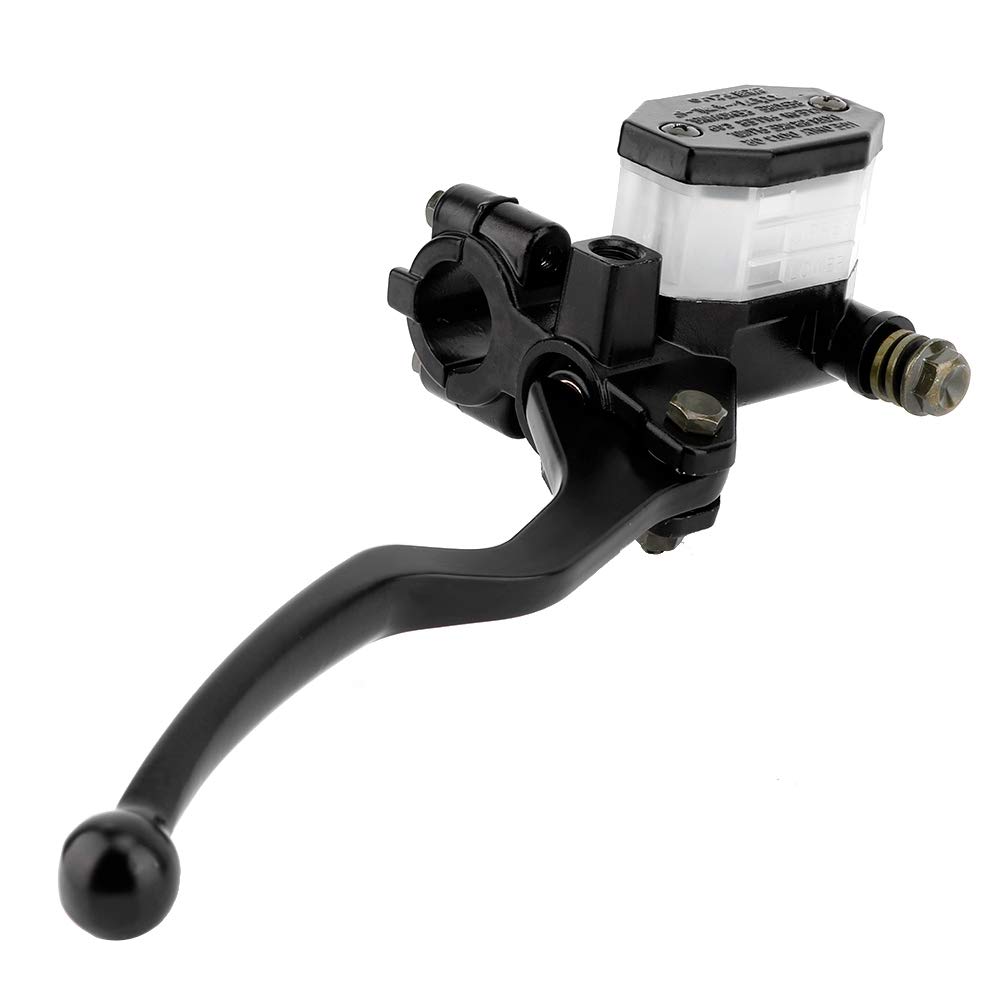 Levier de Maître-Cylindre de Frein Droit pour GS125 GN125 GN250 GS250,Alliage d'Aluminium Résistant à la, Installation Rapide Sans Outils, Compatible avec les Systèmes de