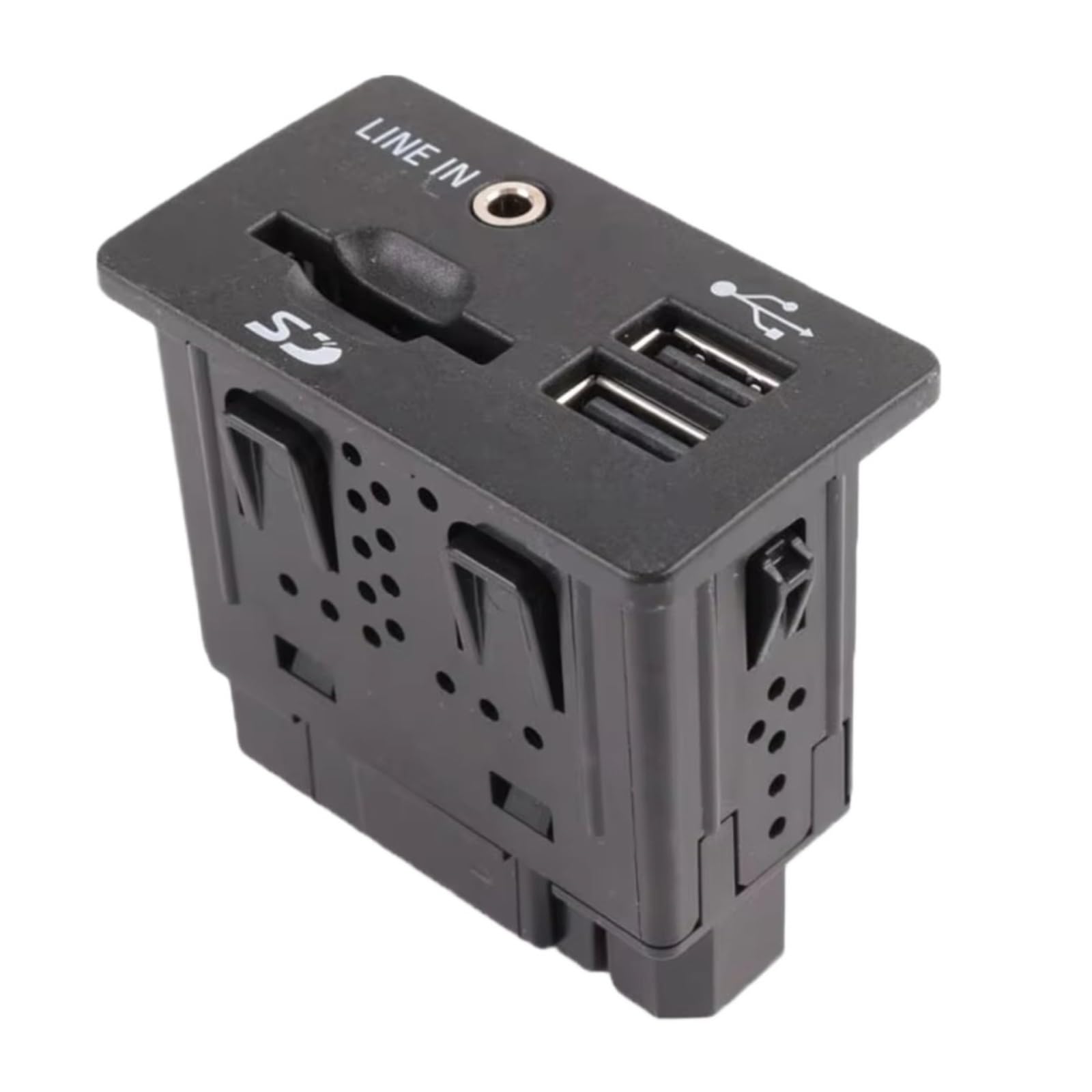 Adattatore Audio AUX USB per Auto, per Compatibile con Fusion, per Explorer e Ranger C1BT14F014AE. Interfaccia Audio AUX con Lettore di schede SD.