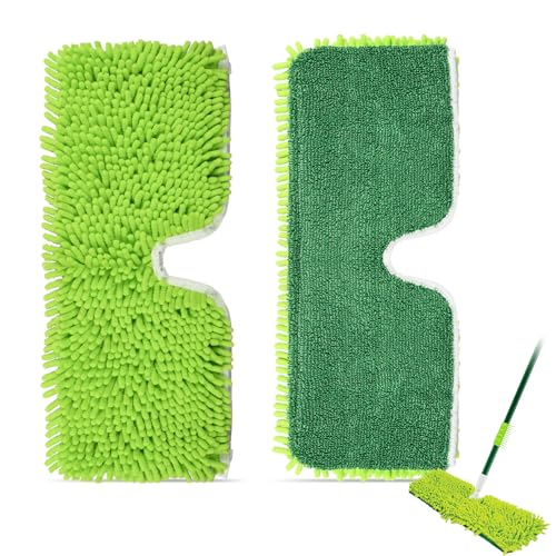 2 Pack 2-Sided Microfiber Mop Refill Heads for Libman 18" 2-Sided Microfiber Dust Mop