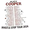 LYF STILE Alice Cooper Old Black Eyes 2024 Whistle Stop Tour Offical Graphic Short Sleeve Mens White T-Shirt (UK, Alpha, S, Regular, Regular, White) #3