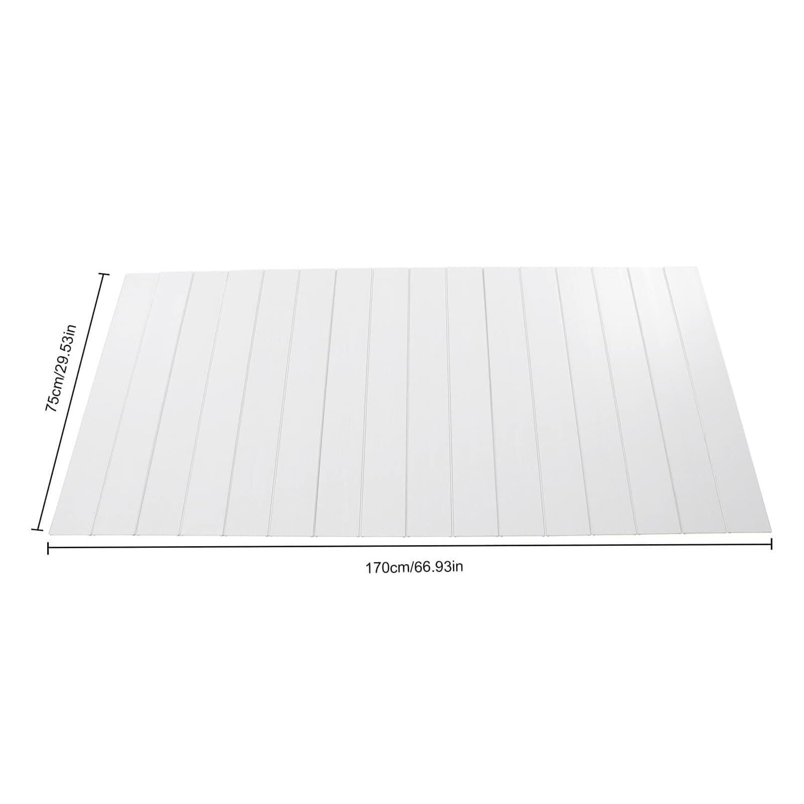 Faltbare PVC-Badewannenmatte – wasserdichtes Badewannentablett für Zuhause Badezimmer & Spa-Erlebnis (139 x 75 cm) – langlebiges, rutschfestes Design für Entspannung und Komfort