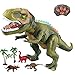 Dinosauro telecomandato Giocattolo - Giochi Animali Drago Giocattolo Dinosauro T-Rex Realistico Robot dinosauro con Luce LED - Giocattoli per bambini Ragazzi Ragazze 3 4 5 6 7 8 9 10 11 12 Anni