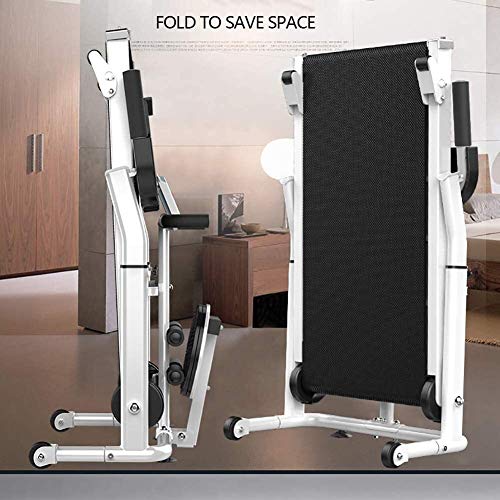 Image of Treadmill Incline Foldable Adjustable Speed Fitness Weight Loss Exercise Equipment for Home and Office Shock Running Supine T-wisting Draw Rope