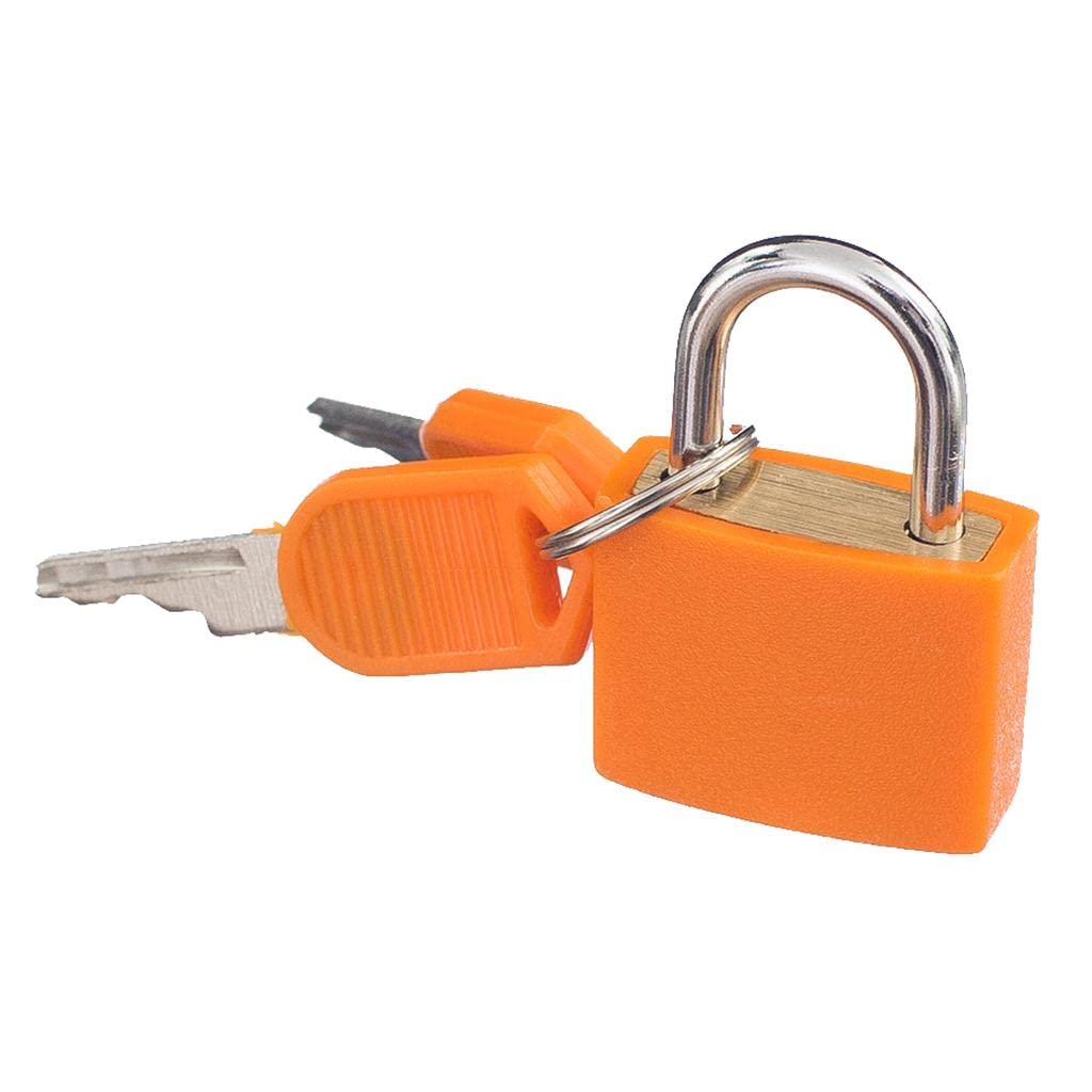 HEAVENGLOW Small Padlock with Two Keys for Luggage Suitcase Bag Orange|Travel|Travel Accessories|Locks|Package Includes: 1 × Padlock 2 × Keys-picture-46