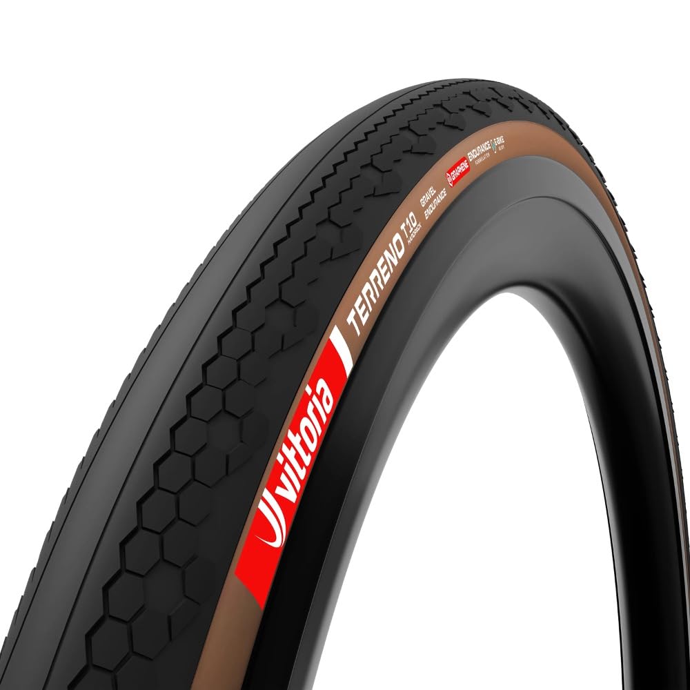 Vittoria Terreno T10 Hardpack G2.0 TLR Gravel Endurance Tyre - 700 x 45 - Tan
