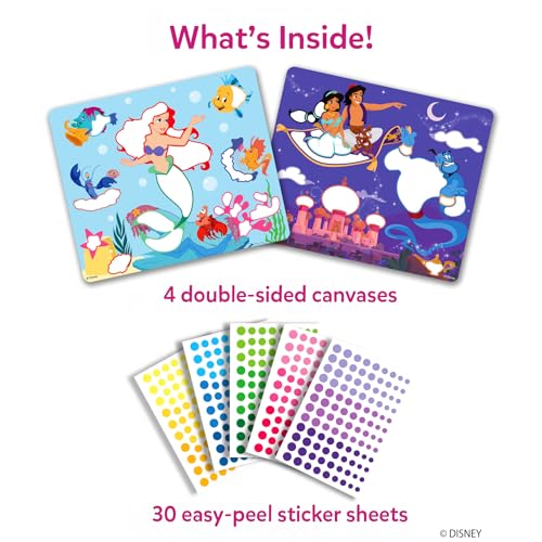 Image of Skillmatics Dot It Sticker Art - Disney Princess, Mess-Free Fun for Kids, 500+ Stickers, Craft Kits, DIY Scrapbooking Activity, Gifts for Girls & Boys Ages 3, 4, 5, 6, 7